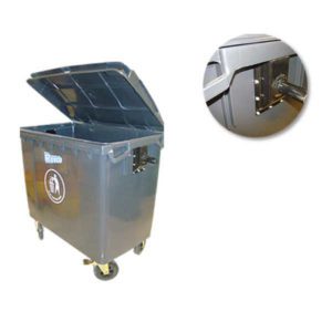 Alternative view of Contenedor 660 litros con tapa