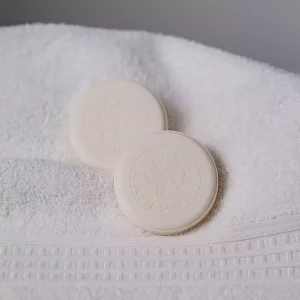 Alternative view of Jabón Hotelero Redondo 20g – Natural Soap - (Desnudo)