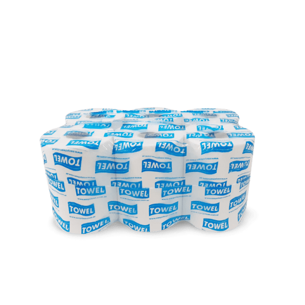 Toalla Premium en Rollo Blanca x200mts
