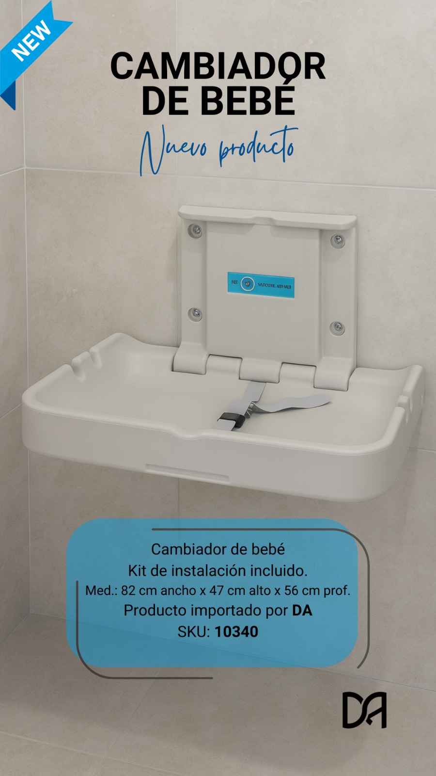 Cambiador de Bebé para Pared - Imagen 4